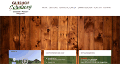 Desktop Screenshot of gutshof-colmberg.de